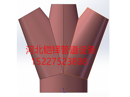 四通的液压胀形工艺